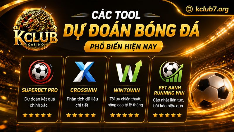 Các Tool dự đoán bóng đá phổ biến hiện nay
