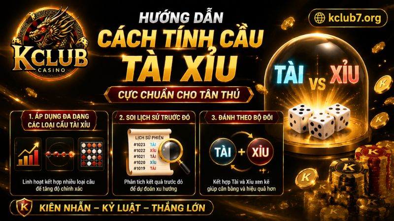 Hướng dẫn cách tính cầu Tài xỉu chuẩn nhất cho tân thủ